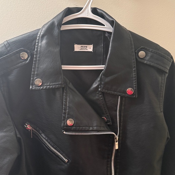 Black Polyurethane Jacket - Picture 5 of 12